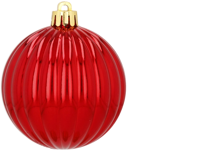 Set de décorations de Noël en tube, 30 pièces, 7 cm