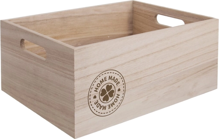 Cagette de rangement en bois HOME MADE 26 × 16 × 11 cm