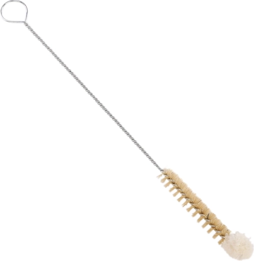 Brosse pour bouteilles en poils naturels et coton 10 mm