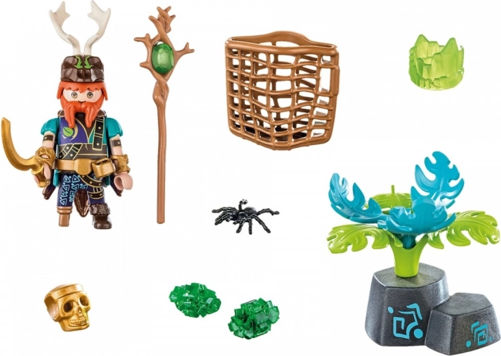 Plante interactive avec cristaux