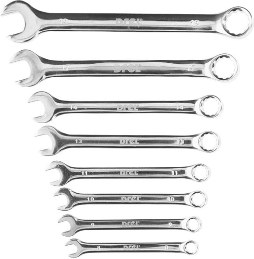 Jeu de clés mixtes OP 8–19 mm (8 pcs)