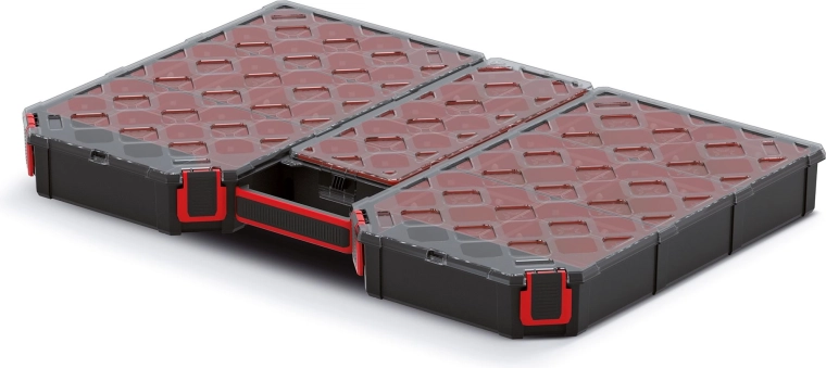 Organiseur Tager Carbo Plus avec couvercle transparent 577 × 390 × 60 mm