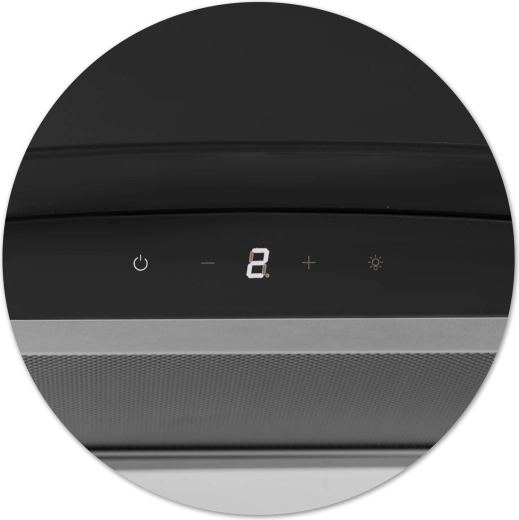 Commande tactile et 3 vitesses