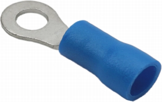 Cosse à œillet isolée 6,5/3,4 mm bleue