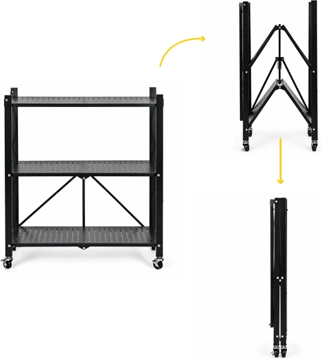 La structure pliable permet de gagner de la place