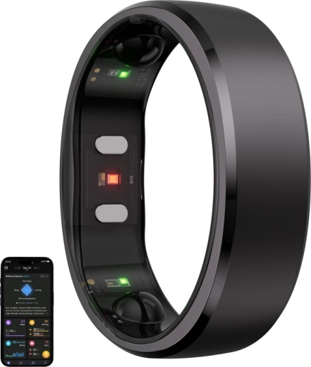 Bague connectée RingConn Gen 2 – taille 9, noire