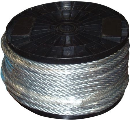 Câble en acier galvanisé de 5 mm, 75 m