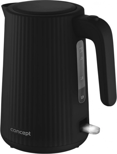 Bouilloire électrique en plastique 1,7 l noire