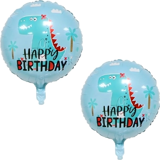 Set de ballons d’anniversaire dinosaure 5 pcs