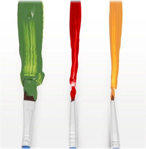 Set de pinceaux pour détails et grandes surfaces