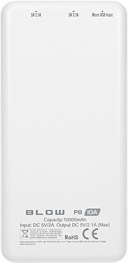 Charge rapide et stable 2,1 A