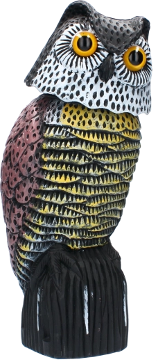 Répulsif pour oiseaux – hibou mobile 20 × 16 × 38 cm
