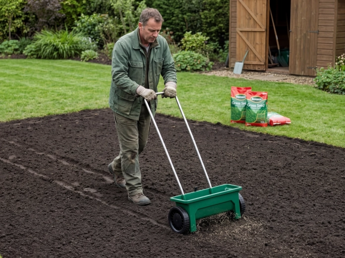 Répartition homogène pour une pelouse dense