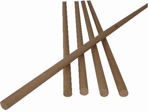 Cheville en bois lisse 8 mm FSC (5 pcs = 4 m courants)