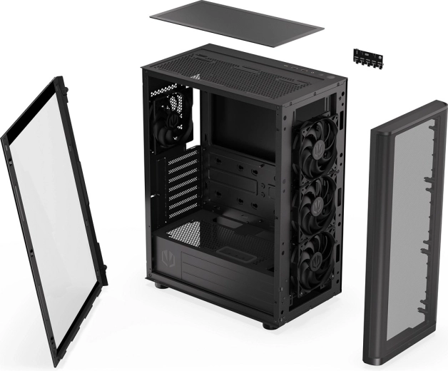 4× Stratus 120 PWM préinstallés + splitter PWM