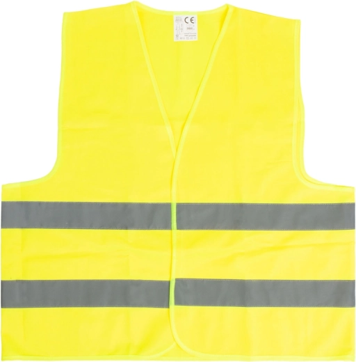 Gilet de sécurité réfléchissant jaune XL