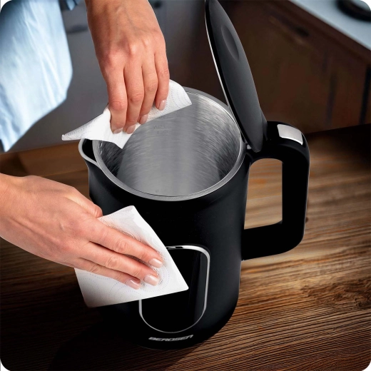 Construction sûre à double paroi CoolTouch et nettoyage facile