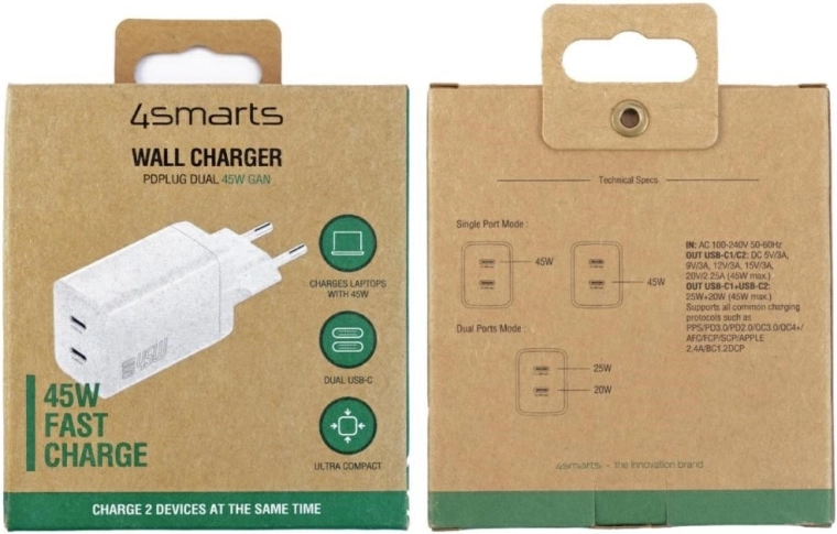 Charge rapide et sûre pour la plupart des appareils