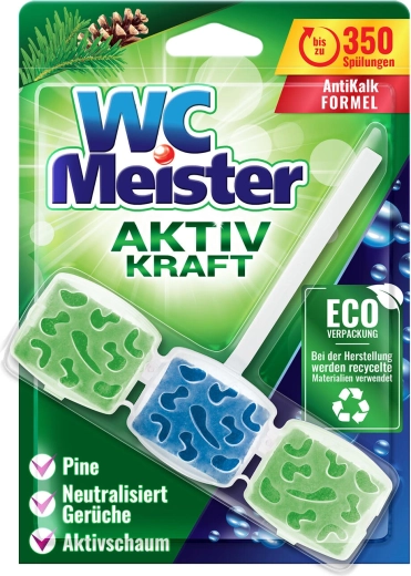 Bloc WC MEISTER 45 g parfum forêt, colorant