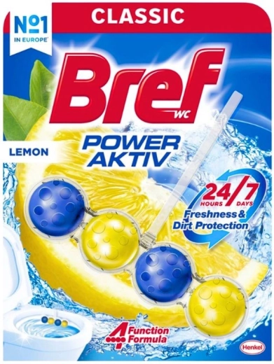 Bref Power Aktiv Bloc WC Lemon 50 g