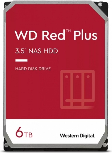 WD Red Plus 6TB Disque Dur 3,5"