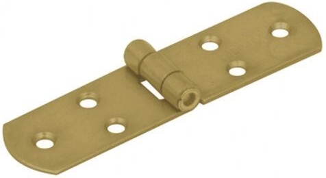 Charnière française 120 × 33 × 2,5 mm zinguée jaune