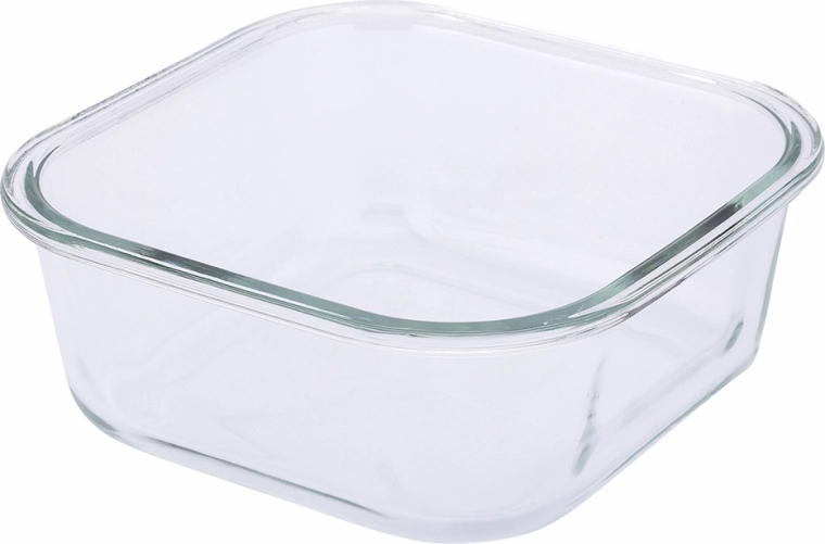 Récipient en verre transparent pour un aperçu rapide