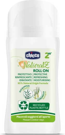 Chicco NaturalZ roll-on protecteur et rafraîchissant anti-moustiques 60 ml