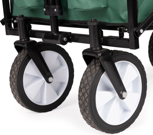 Manœuvre facile grâce aux roues avant pivotantes