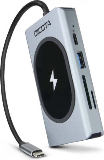 Charge sans fil jusqu’à 15 W directement dans le hub