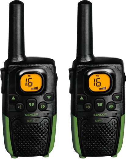 Duo de talkies-walkies Sencor avec une portée allant jusqu'à 7 km