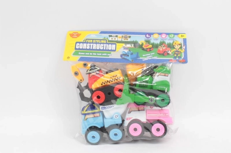 Kit de construction à visser – engins de chantier