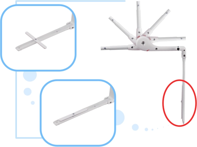Mécanisme rabattable avec sécurité