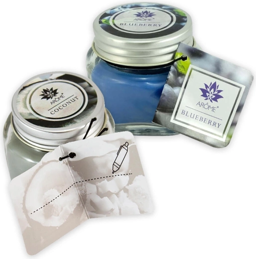 Bocal en verre élégant avec couvercle