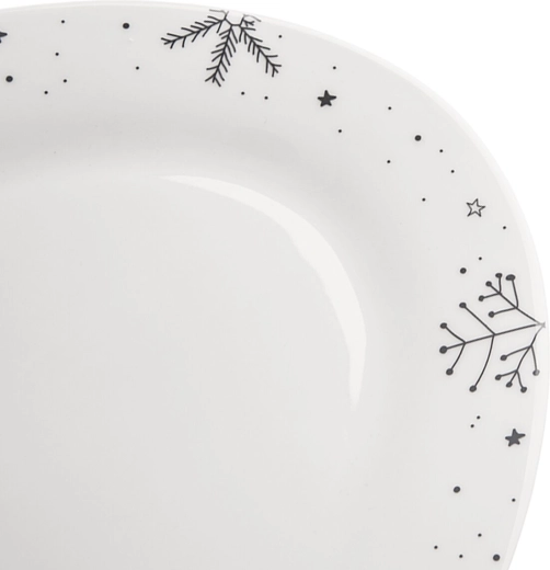 Délicat décor hivernal « Flocon » pour une table de fête