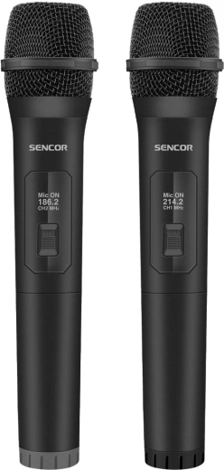 Deux microphones pour partager les moments de divertissement