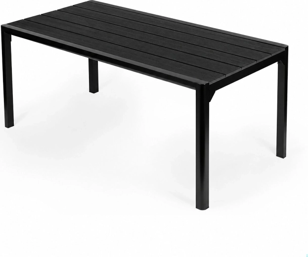 Plateau HDPE résistant effet bois avec évacuation de l’eau