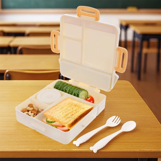 Espace compartimenté pour un goûter bien organisé