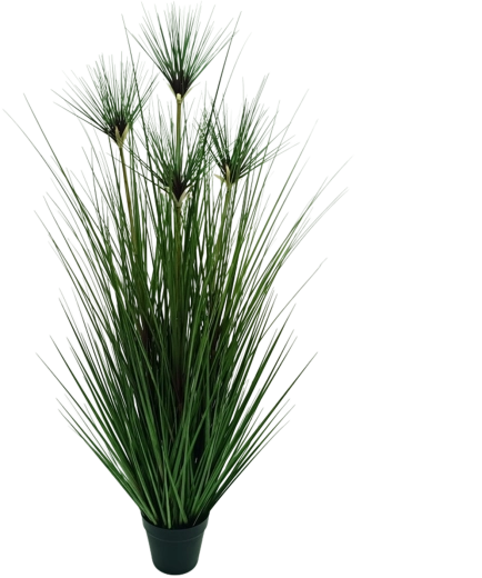 Garden Line papyrus décoratif artificiel en pot de 120 cm