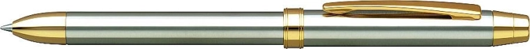 Stylo multifonction Penac Multisync 3-en-1 argenté-doré