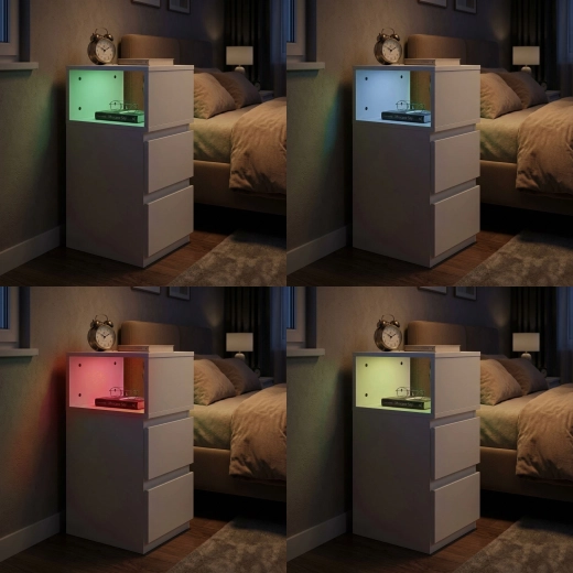 Éclairage LED intelligent pour une ambiance chaleureuse