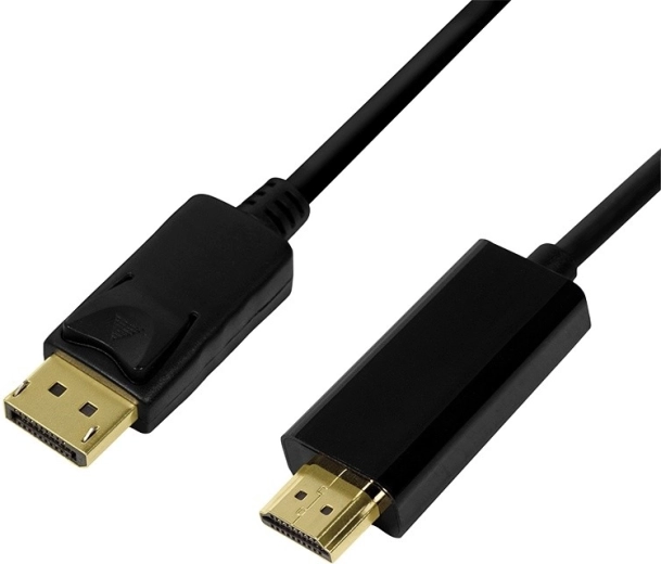 Câble LogiLink DisplayPort 1.2 vers HDMI 1.4, 2 m, noir