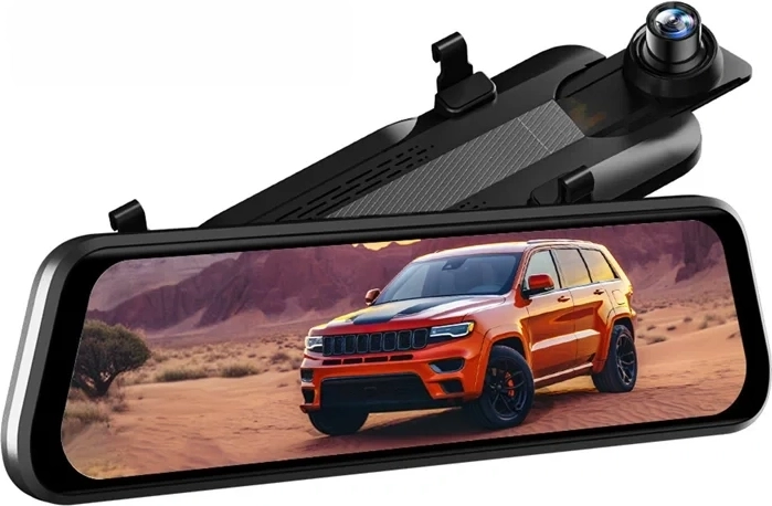 Caméra embarquée WOLFBOX G930 4K avec caméra arrière 1080p et carte 64 Go