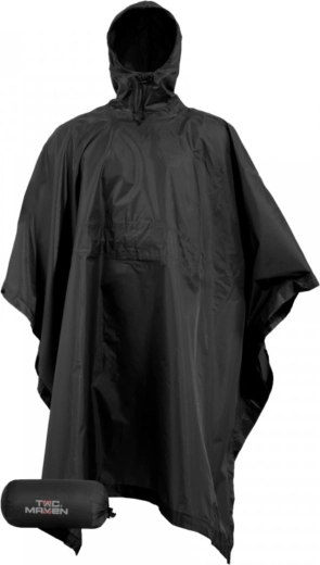 Poncho Pentagon Thunder ripstop noir taille universelle