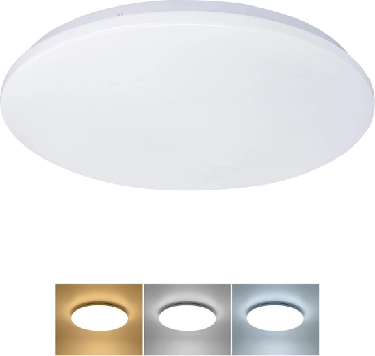 Plafonnier LED Solight Plain 24 W 1920 lm 3CCT IP44, rond, 38 cm