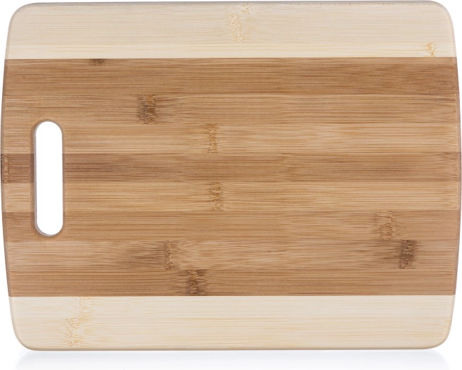 Planche à découper en bambou Brillante avec trou 33 × 25 cm