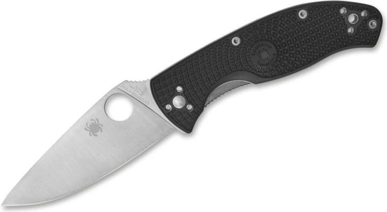 Spyderco Tenacious Lightweight – couteau EDC pliant noir, lame satin 8,6 cm, FRN