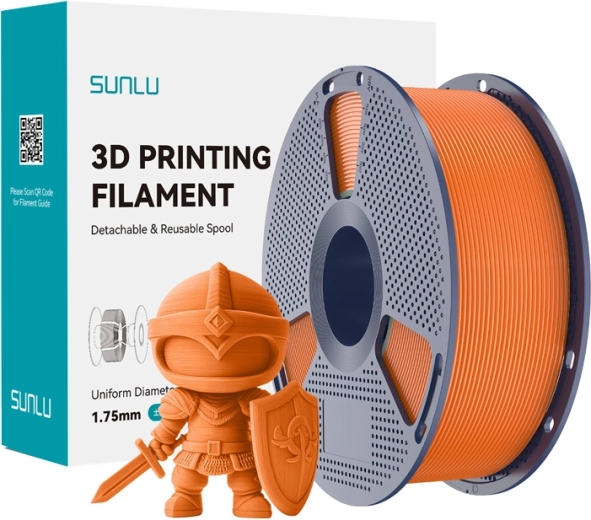 Filament Sunlu PLA+ orange soleil