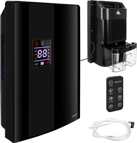 Déshumidificateur d’air Zortiva 90 W avec hygrostat, minuterie et télécommande