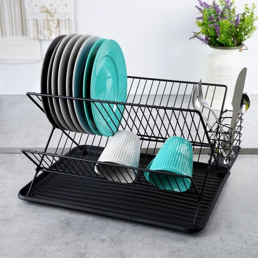 Capacité deux niveaux pour 21 assiettes